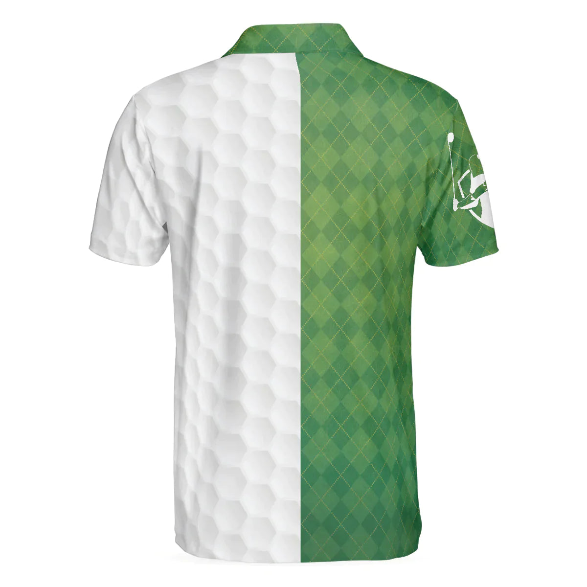 Golf Men Polo Shirts - Golf Green Argyle Pattern I Was One Under Today Men Polo Shirts - Perfect Gift For Men, Golfers, Golf Lover, Male Players - Amzanimalsgift