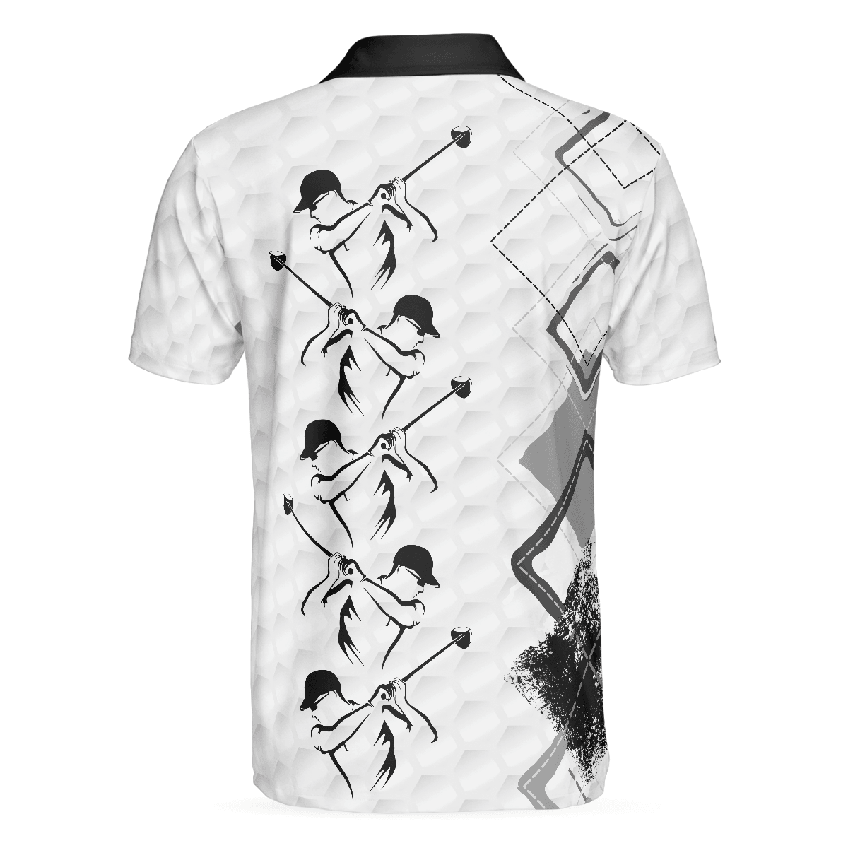 Golf Men Polo Shirts - We Be Clubbin Golf Pattern White Background Men Polo Shirts, Best Golf Shirt For Men - Perfect Gift For Men, Golfers - Amzanimalsgift