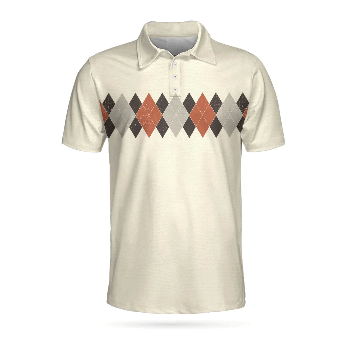 Golf Polo Shirt, Argyle Pattern Funny Golf Shirts For Men, If You Wish To Hide Your Character Do Not Play Golf Shirt - Gift For Golf Lovers, Golfers - Amzanimalsgift