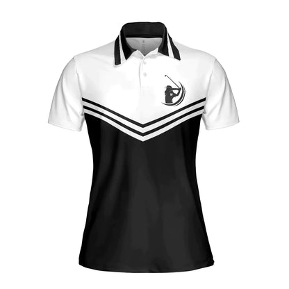 Golf Women Polo Shirt, Black And White Golf Polo Shirt, I Play Like A Girl Try To Keep Up Polo Shirt For Ladies, Gift For Golfers, Golf Lovers - Amzanimalsgift