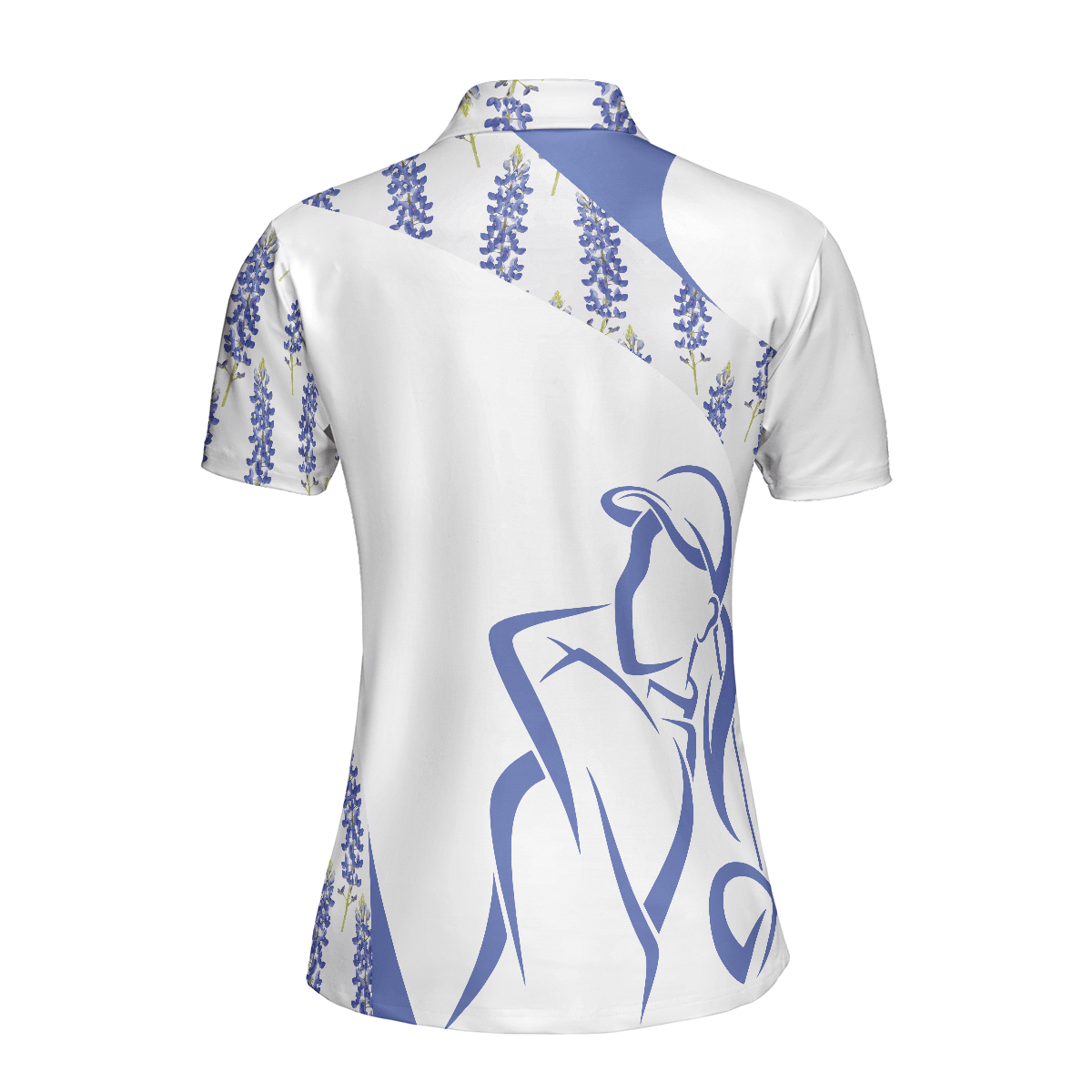 Golf Women Polo Shirt, Bluebonnet Girl Golfer Women Polo Shirts, Unique Female Golf Gift For Ladies, Golf Lovers, Golfers - Amzanimalsgift