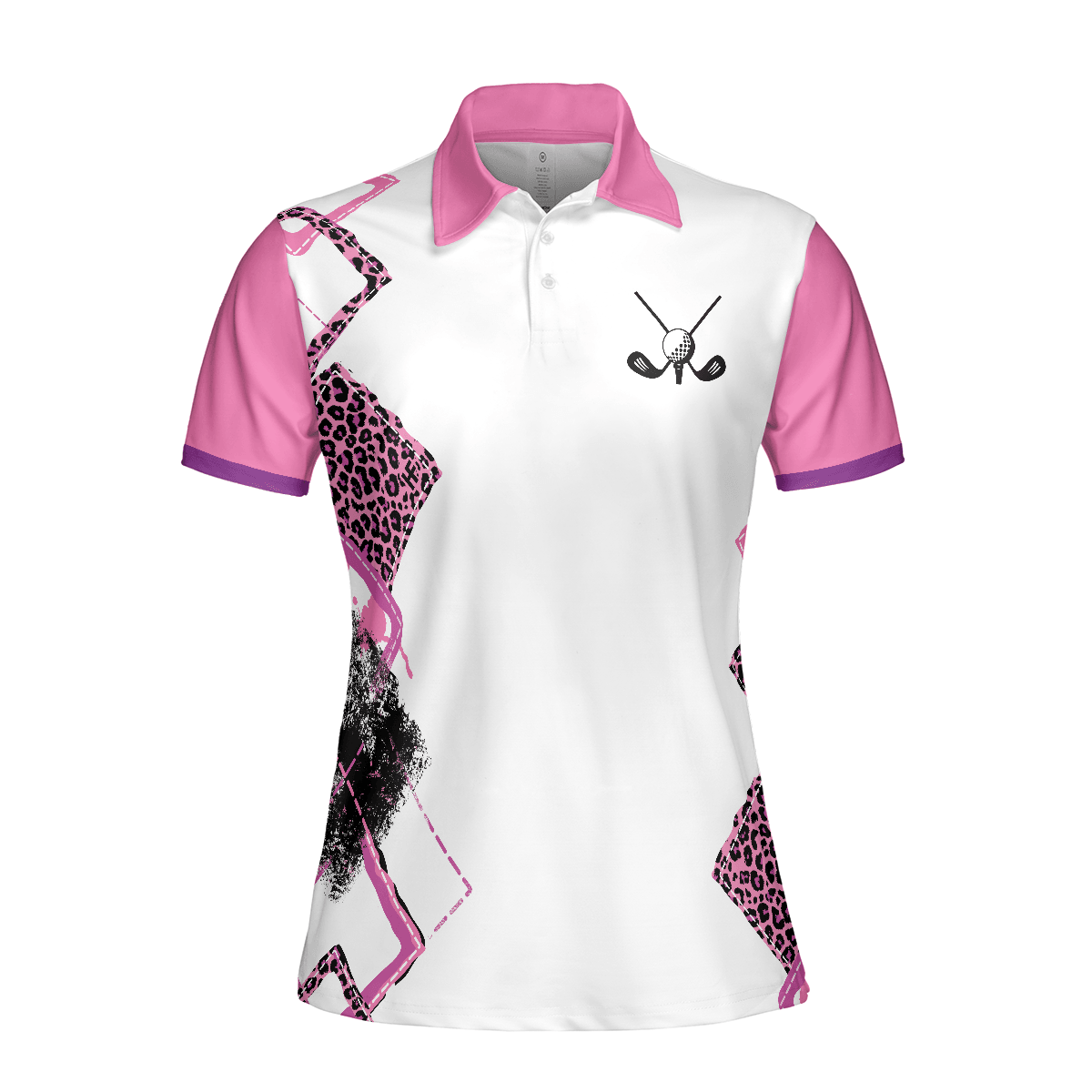 Golf Women Polo Shirt, Classic Golf Lady White And Pink Golf Women Polo Shirt, Golf Shirt For Girls - Perfect Gift For Ladies, Golfers, Golf Lovers - Amzanimalsgift