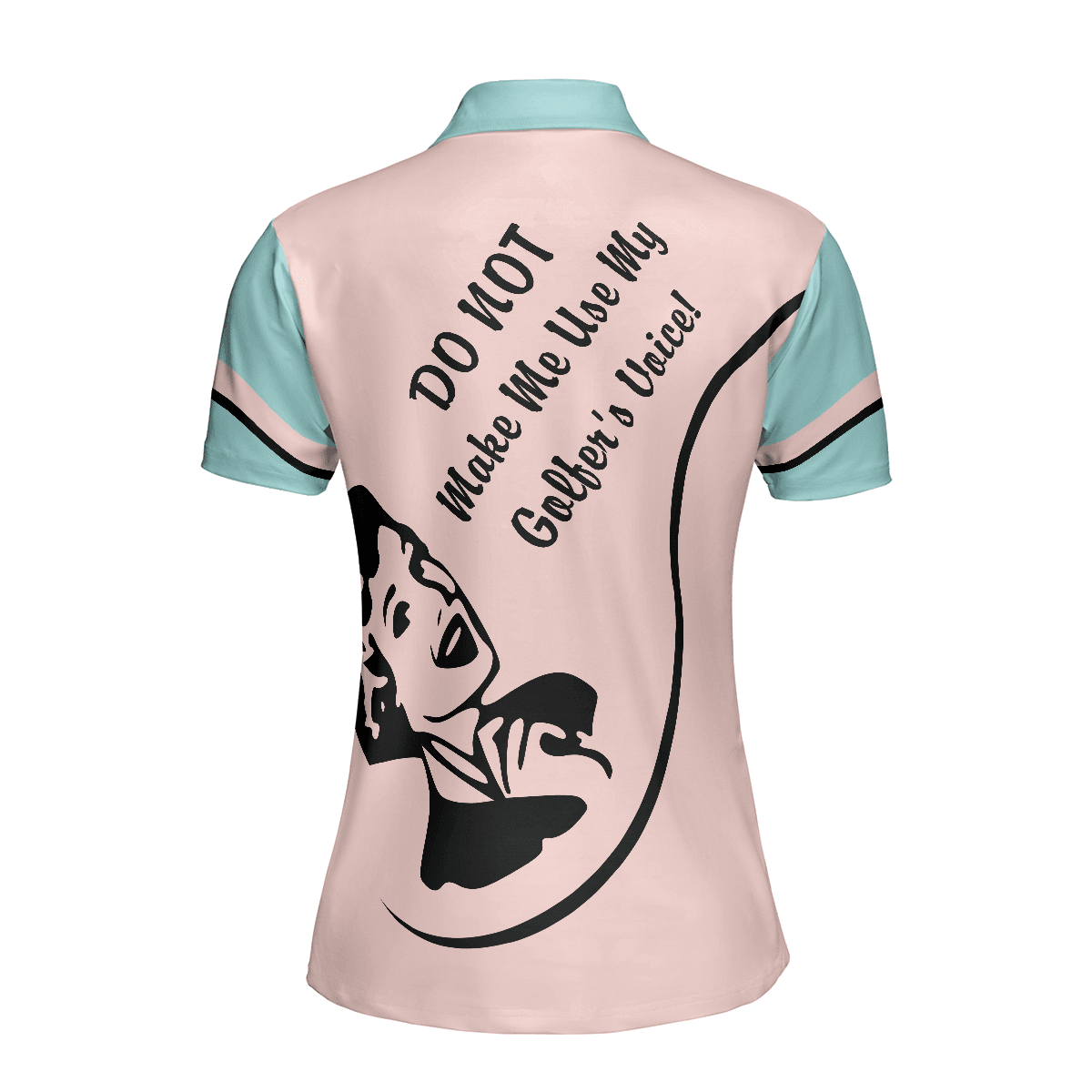 Golf Women Polo Shirt, Do Not Make Me Use My Golfer's Voice Women Polo Shirts, Cool Golf Gift For Female Golfers, Ladies, Golf Lovers - Amzanimalsgift