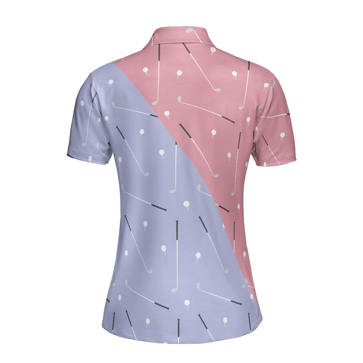 Golf Women Polo Shirt - Elegant Golf Girl Seamless Pattern Women Polo Shirts - Perfect Polo Shirt For Ladies, Golfers, Golf Loves - Amzanimalsgift