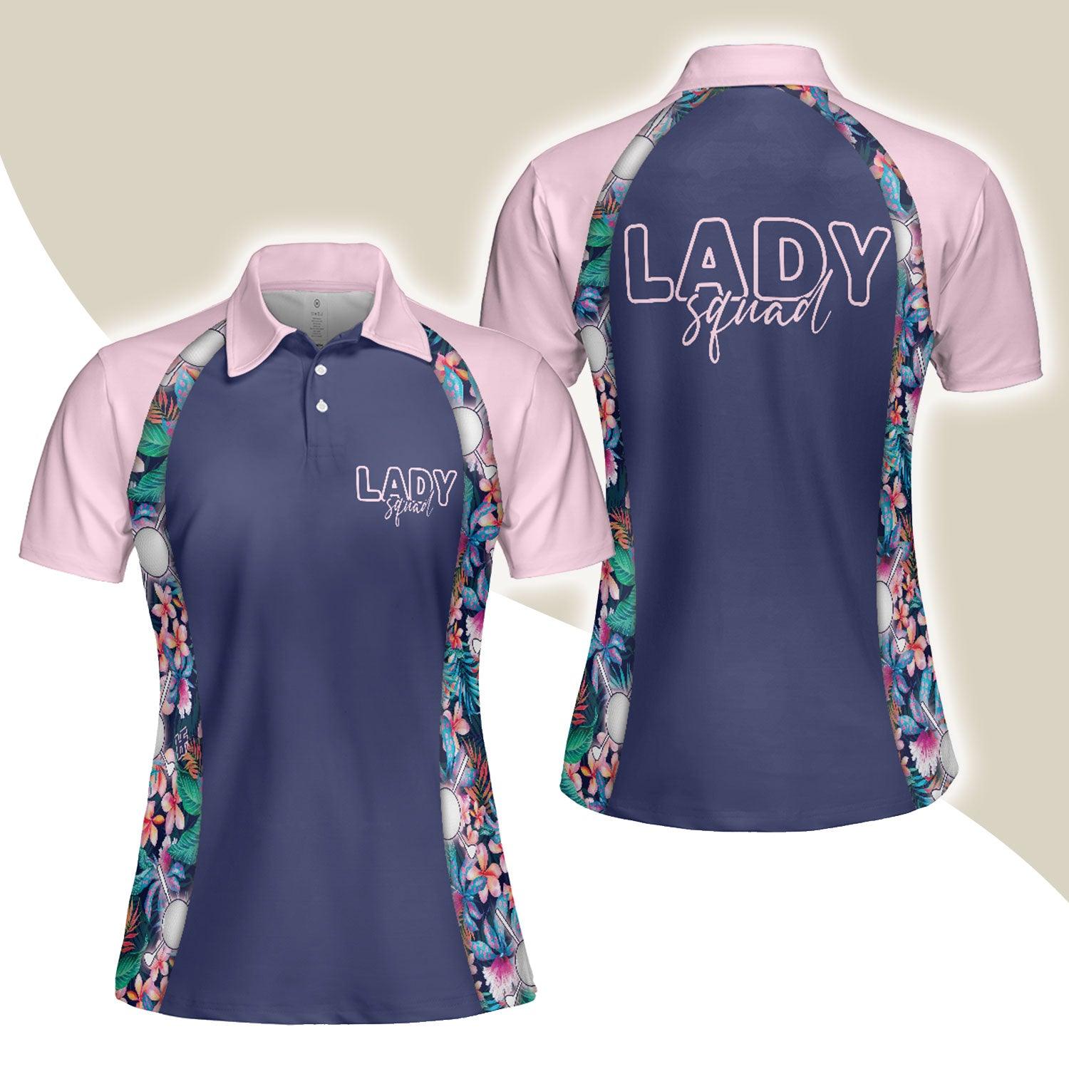 Golf Women Polo Shirt, Flowers Tropical Dream And Golf Women Polo Shirts, Golfing Gift For Female Golfers, Ladies, Golf Lovers - Amzanimalsgift