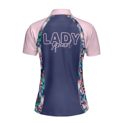 Golf Women Polo Shirt, Flowers Tropical Dream And Golf Women Polo Shirts, Golfing Gift For Female Golfers, Ladies, Golf Lovers - Amzanimalsgift