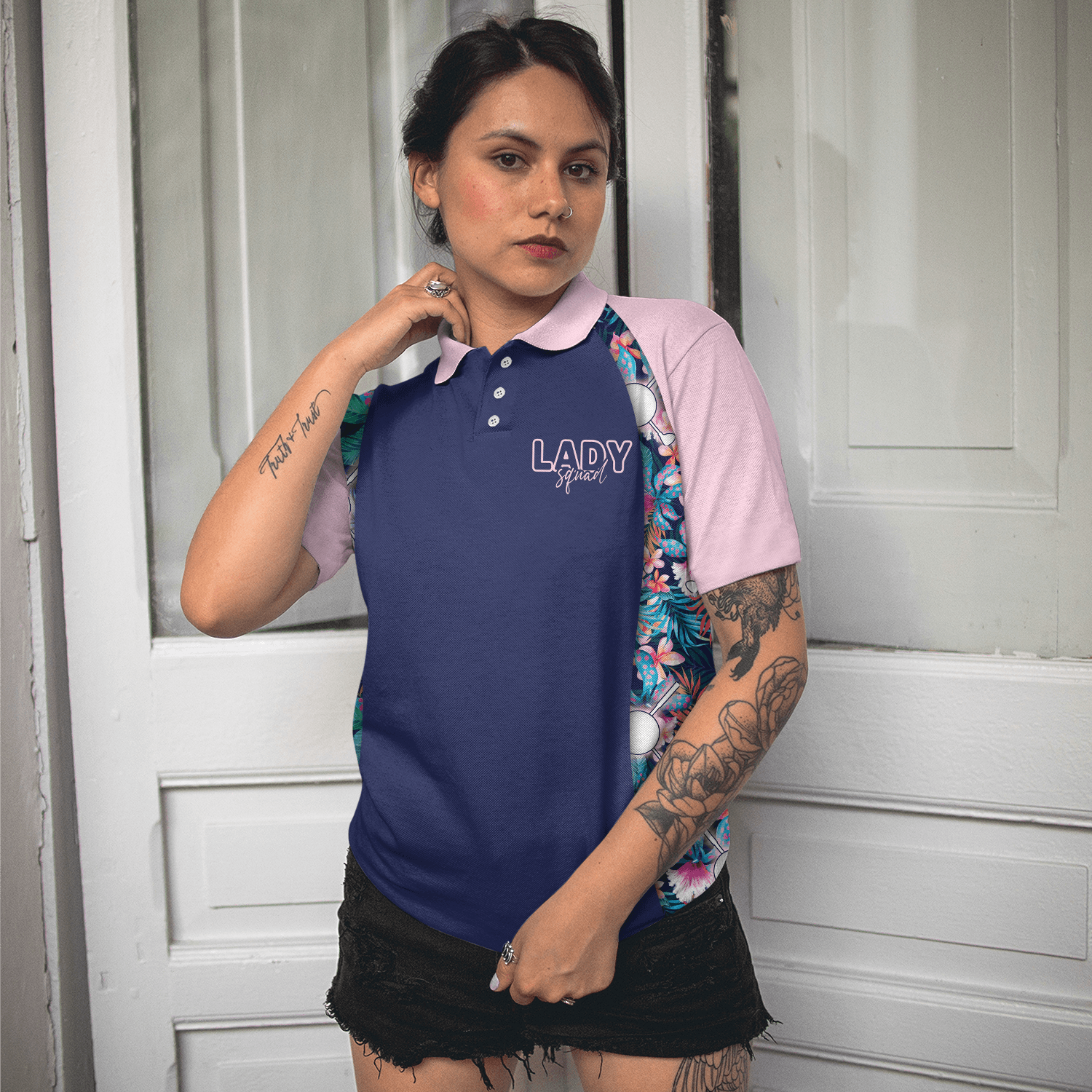 Golf Women Polo Shirt, Flowers Tropical Dream And Golf Women Polo Shirts, Golfing Gift For Female Golfers, Ladies, Golf Lovers - Amzanimalsgift