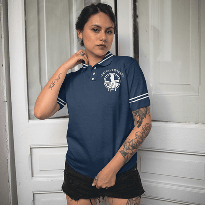 Golf Women Polo Shirt, Girl Can't WHAT Women Polo Shirts, Best Golf Gift For Ladies, Golfers, Golf Lovers - Amzanimalsgift