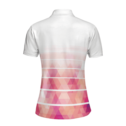 Golf Women Polo Shirt, Girl Swinging Golf Club Women Polo Shirts, Color Golf Shirt Gift For Golfers, Ladies, Golf Lovers - Amzanimalsgift