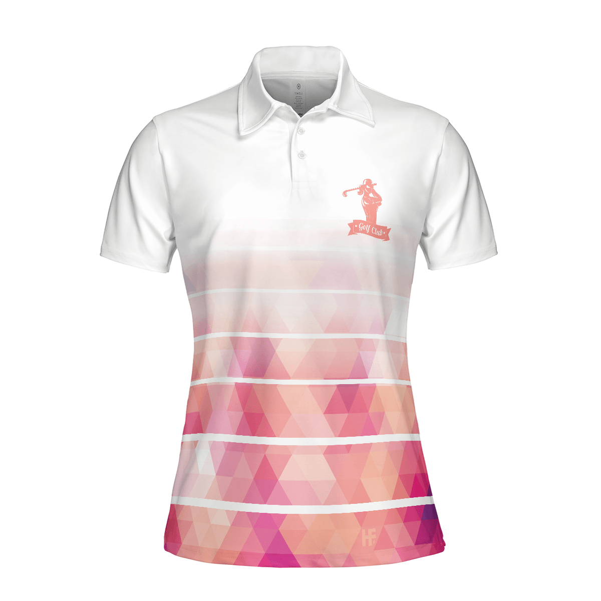 Golf Women Polo Shirt, Girl Swinging Golf Club Women Polo Shirts, Color Golf Shirt Gift For Golfers, Ladies, Golf Lovers - Amzanimalsgift