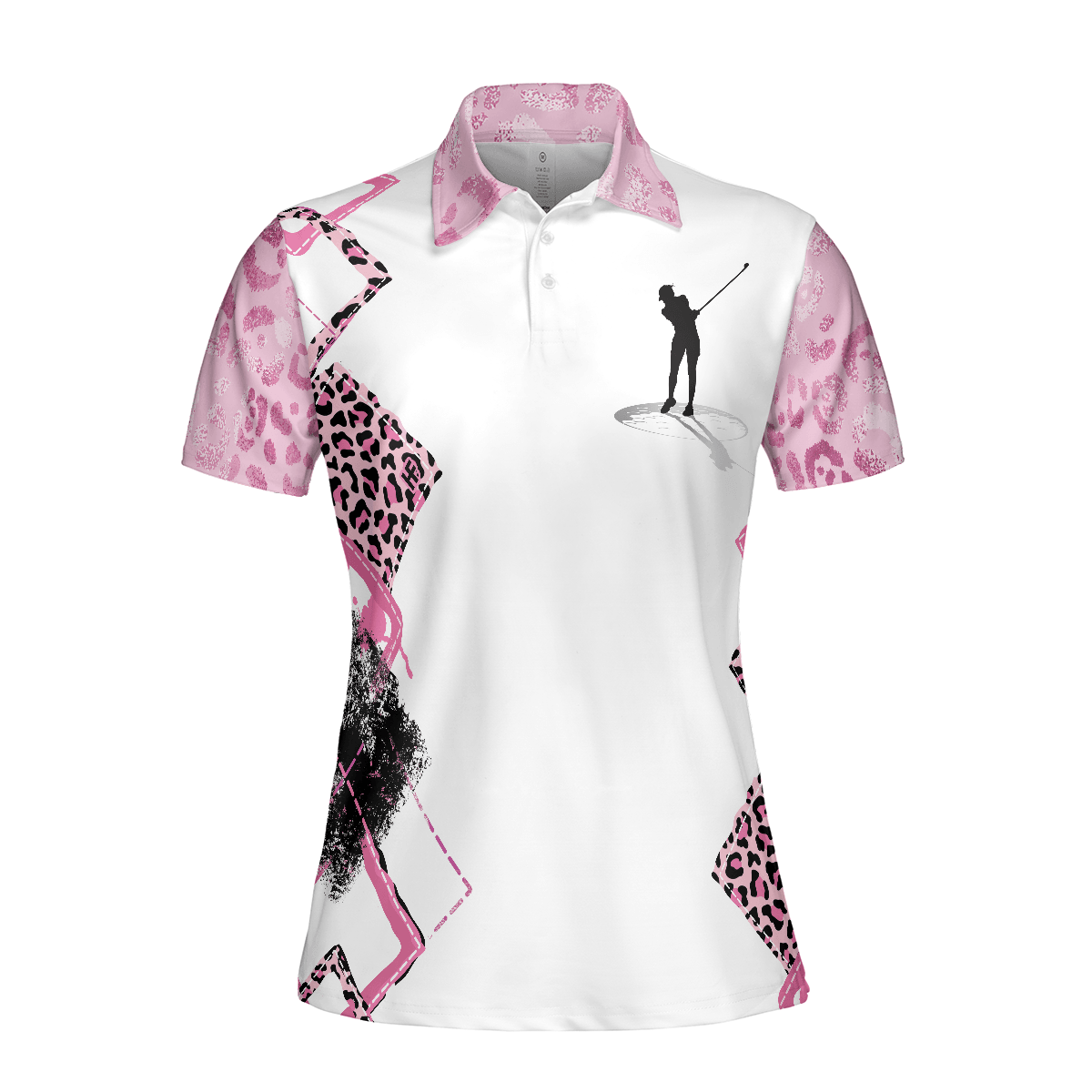 Golf Women Polo Shirt, Golf Girls Are Cooler Leopard Pink Argyle Pattern Women Polo Shirts, Unique Gift For Female Golfers, Ladies, Golf Lovers - Amzanimalsgift