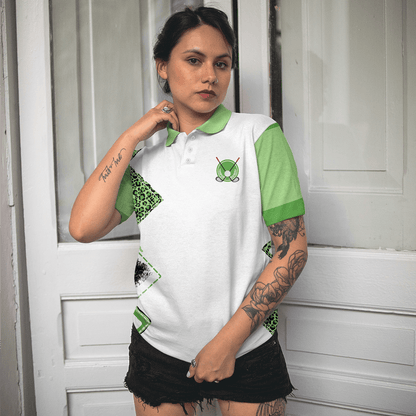 Golf Women Polo Shirt, Golf Is Like Cooking You Just Slice It Chip It And Put It On Some Green Women Polo Shirts, Gift For Golfers, Ladies, Golf Lover - Amzanimalsgift