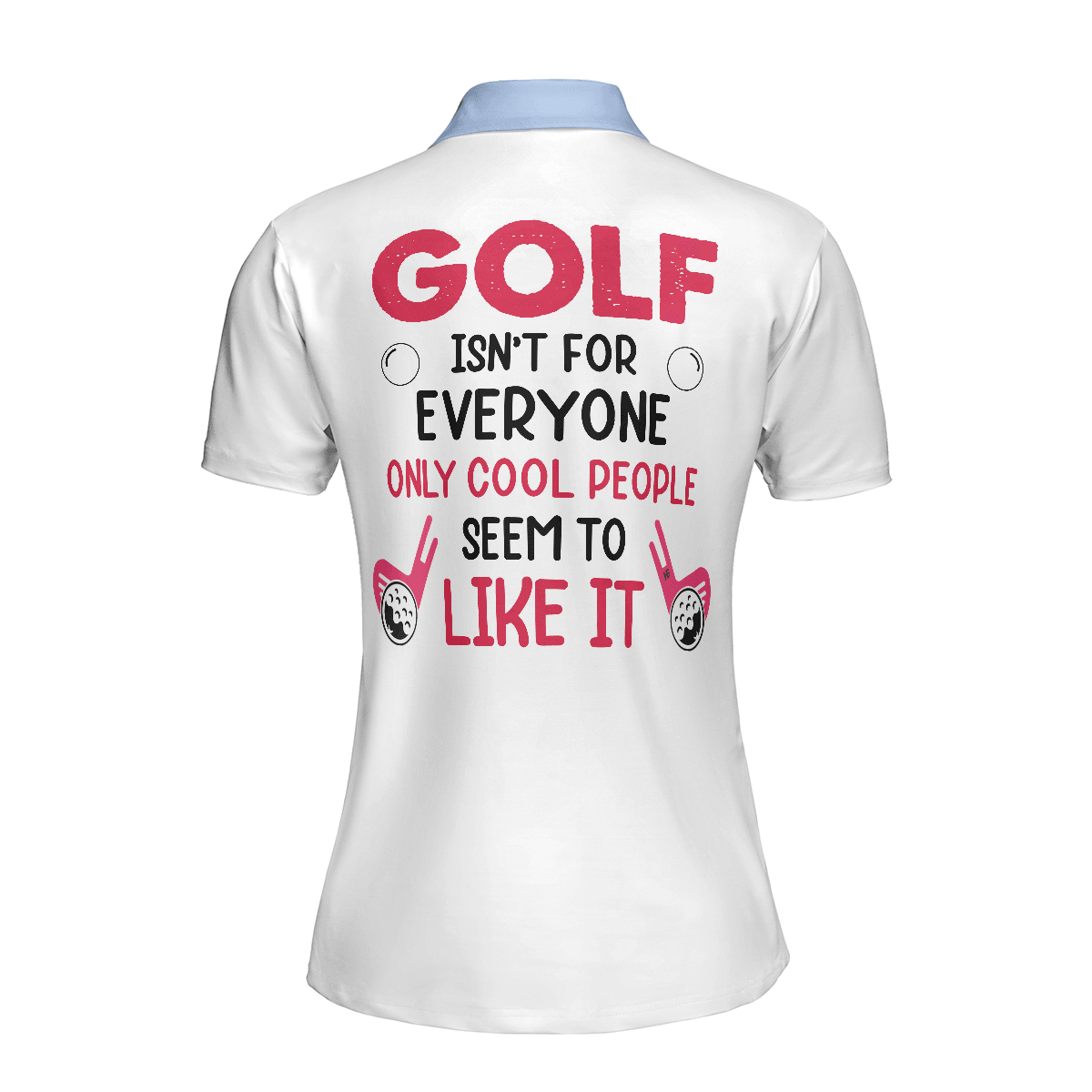 Golf Women Polo Shirt, Golf Isn't For Everyone Only Cool People Seem To Like It Golf Argyle Women Polo Shirts, Gift For Ladies, Team Female Golfers - Amzanimalsgift