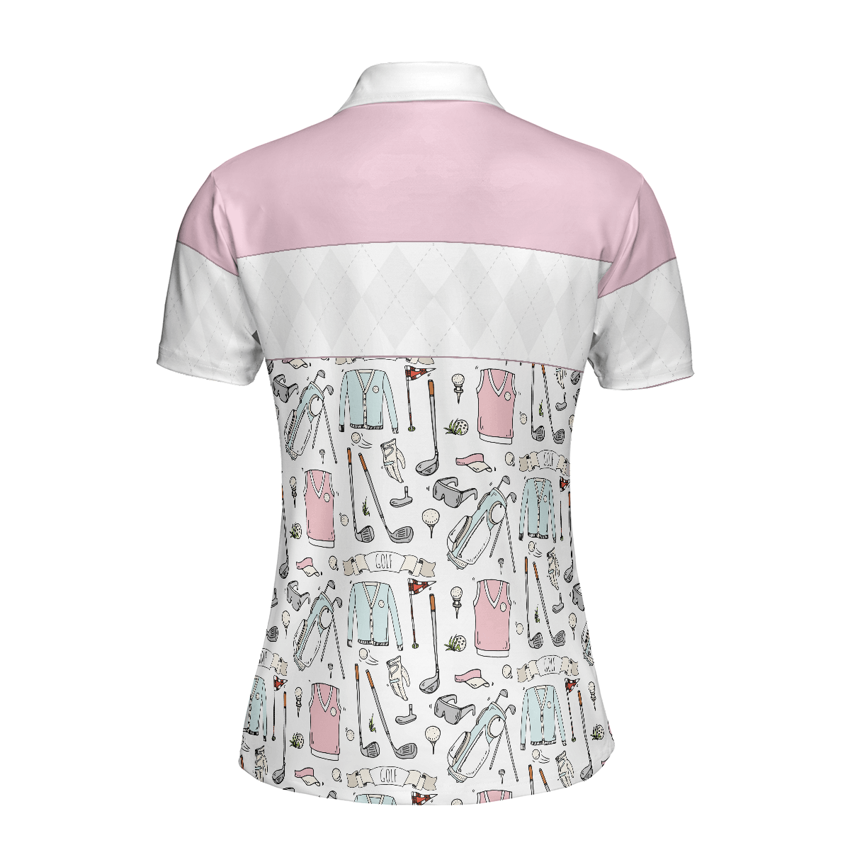 Golf Women Polo Shirt, Golf Life In Pink, Golf Pattern Women Polo Shirts, Gift For Ladies, Team Female Golfers, Golf Lovers - Amzanimalsgift