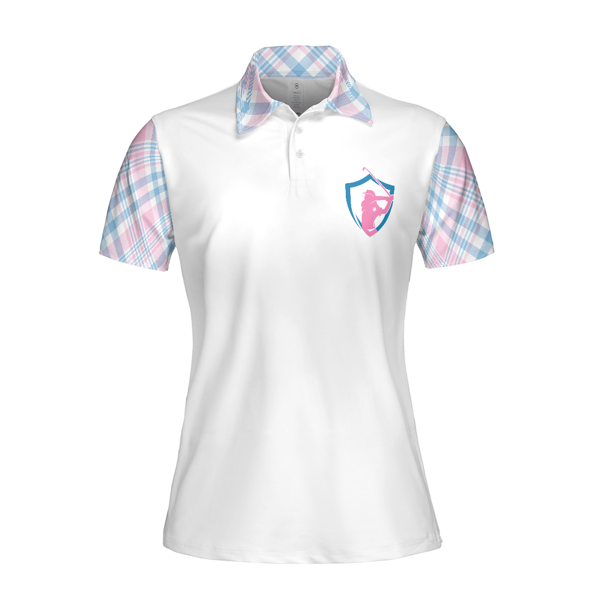 Golf Women Polo Shirt, Golf Mom White Women Polo Shirts, Cool Golfing Gift For Ladies, Female Golfers, Golf Lovers, Golfers - Amzanimalsgift