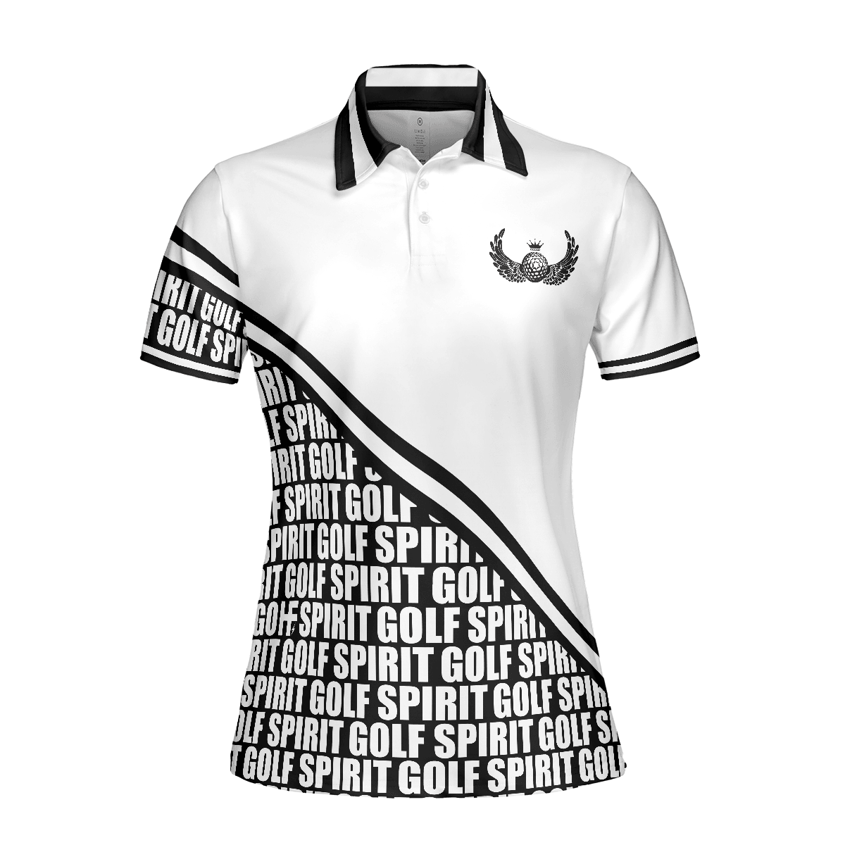 Golf Women Polo Shirt, Golf Spirit In Black And White Women Polo Shirts, Simple Golf Shirt Design Gift For Female Golfers, Ladies, Golf Lovers - Amzanimalsgift