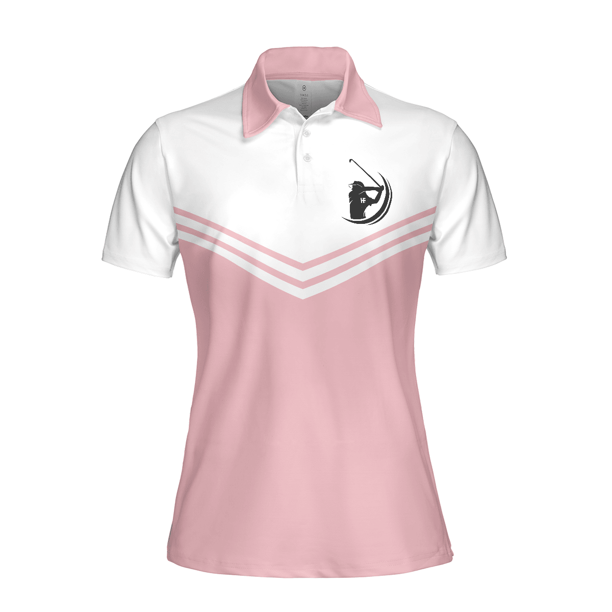 Golf Women Polo Shirt, Golfing Forever Housework Whenever, White And Light Pink Women Polo Shirts, Best Gift For Female Golfers, Ladies, Golf Lovers - Amzanimalsgift