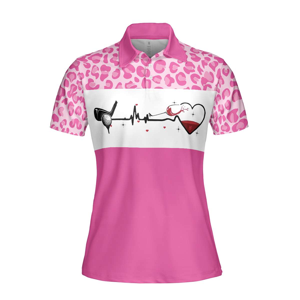 Golf Women Polo Shirt, I Am A Simple Woman Golf White And Pink Women Polo Shirts, Golfing Gift For Wine Lovers, Ladies, Female Golfers, Golf Lovers - Amzanimalsgift