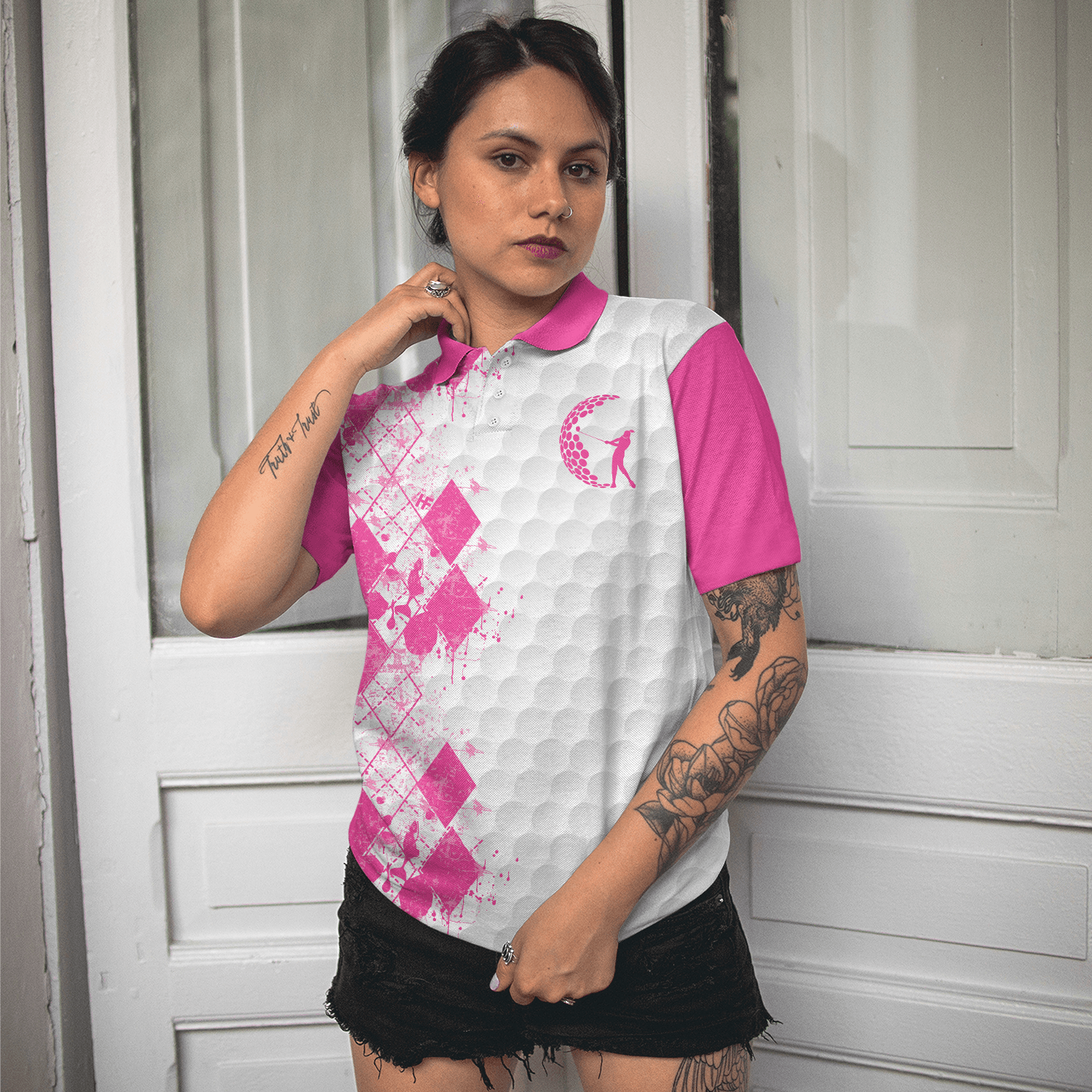 Golf Women Polo Shirt, I Don't Always Play Golf, Pinky Golfing Women Polo Shirts, Best Female Gift For Golf Lovers, Ladies, Golfers - Amzanimalsgift