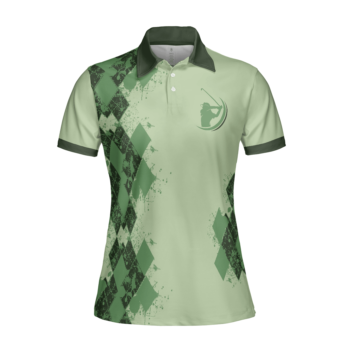 Golf Women Polo Shirt, I Know I Play Like A Girl Green, Argyle Pattern Women Polo Shirts, Golfing Gift For Ladies, Team Female Golfers, Golf Lovers - Amzanimalsgift