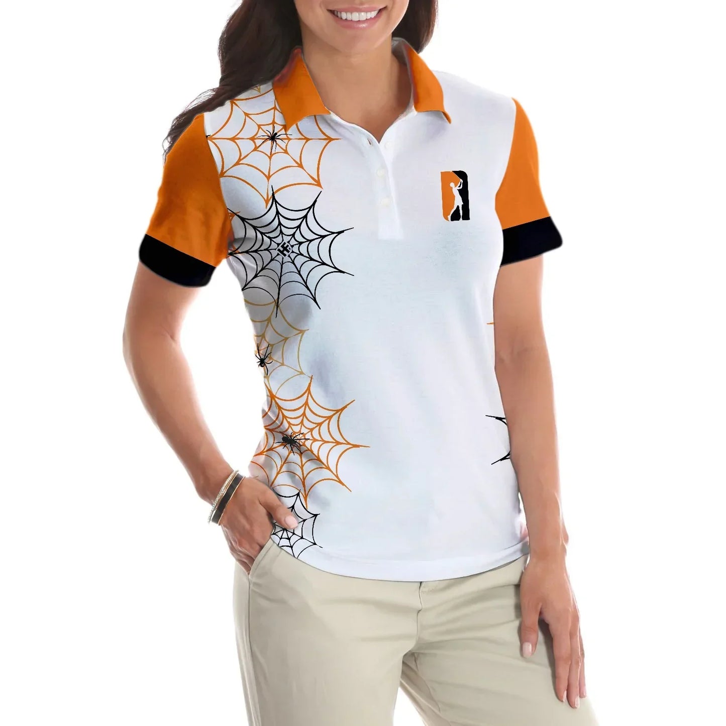 Golf Women Polo Shirt, I'm Not A Witch I'm Just A Girl Who Loves Golf Halloween Women Polo Shirts, Gift For Ladies, Golfers, Golf Lovers, Female - Amzanimalsgift