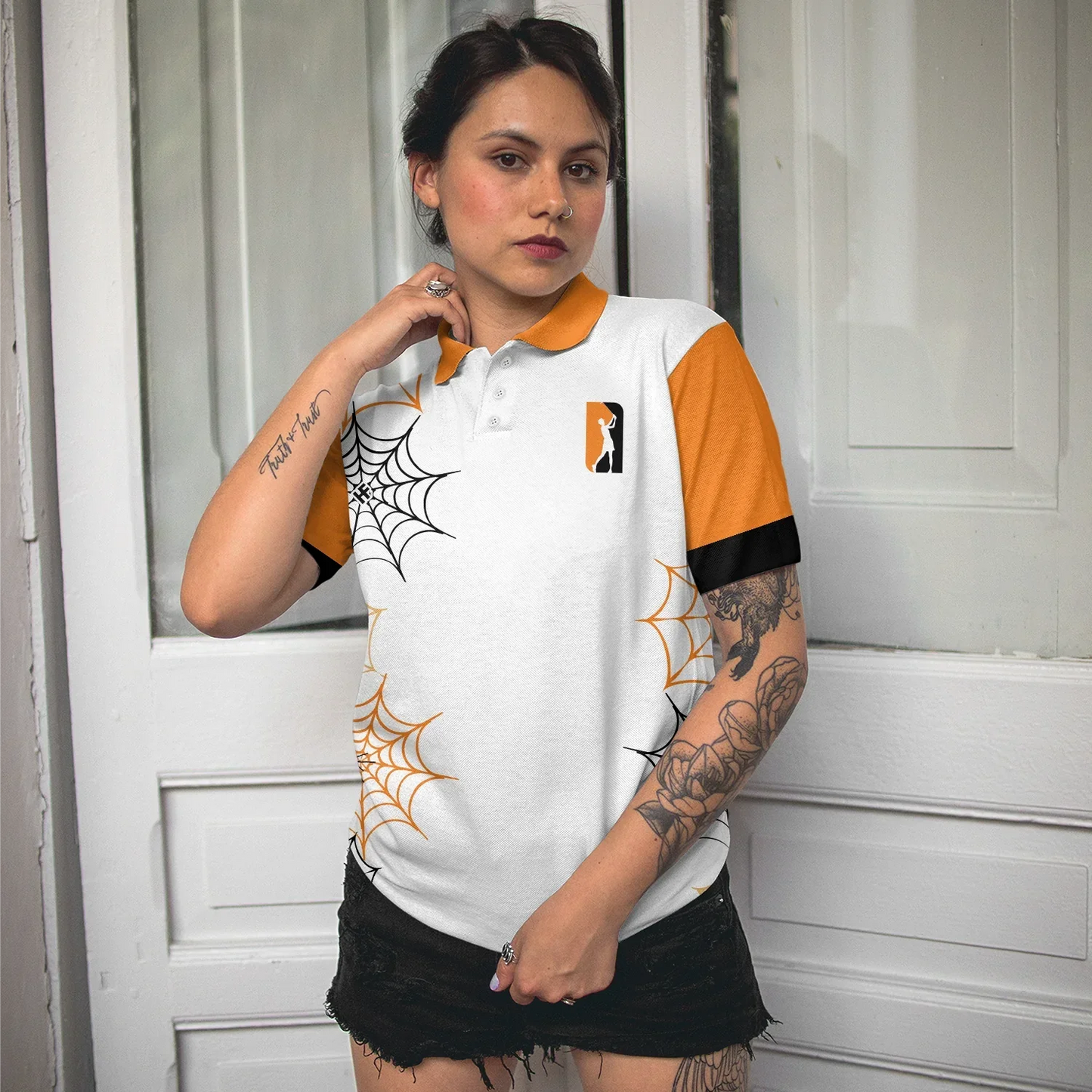 Golf Women Polo Shirt, I'm Not A Witch I'm Just A Girl Who Loves Golf Halloween Women Polo Shirts, Gift For Ladies, Golfers, Golf Lovers, Female - Amzanimalsgift