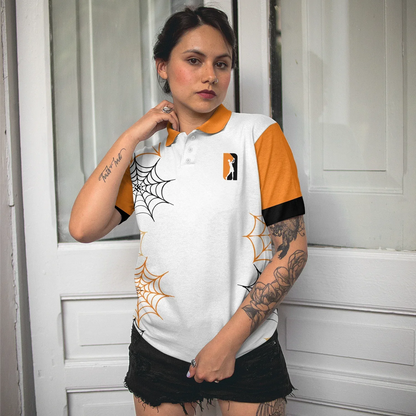 Golf Women Polo Shirt, I'm Not A Witch I'm Just A Girl Who Loves Golf Halloween Women Polo Shirts, Gift For Ladies, Golfers, Golf Lovers, Female - Amzanimalsgift