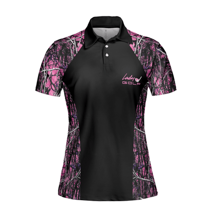 Golf Women Polo Shirt, I'm Not Swearing I'm Using My Golf Words Camouflage Pattern Golf Women Polo Shirts, Gift For Ladies, Female Golfers, Golf Lover - Amzanimalsgift