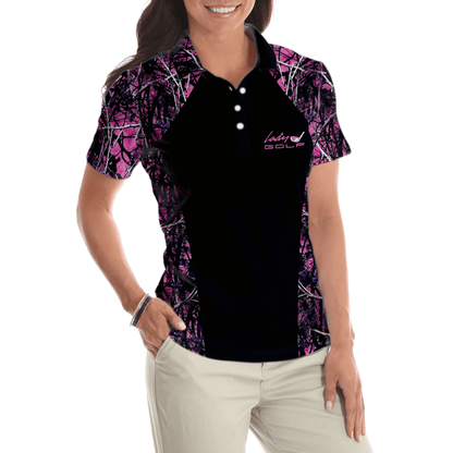 Golf Women Polo Shirt, I'm Not Swearing I'm Using My Golf Words Camouflage Pattern Golf Women Polo Shirts, Gift For Ladies, Female Golfers, Golf Lover - Amzanimalsgift