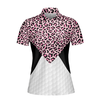 Golf Women Polo Shirt, I'm Sorry For What I Said When I Was Golfing, Pink Leopard Pattern Women Polo Shirts, Gift For Golf Lovers, Ladies, Golfers - Amzanimalsgift