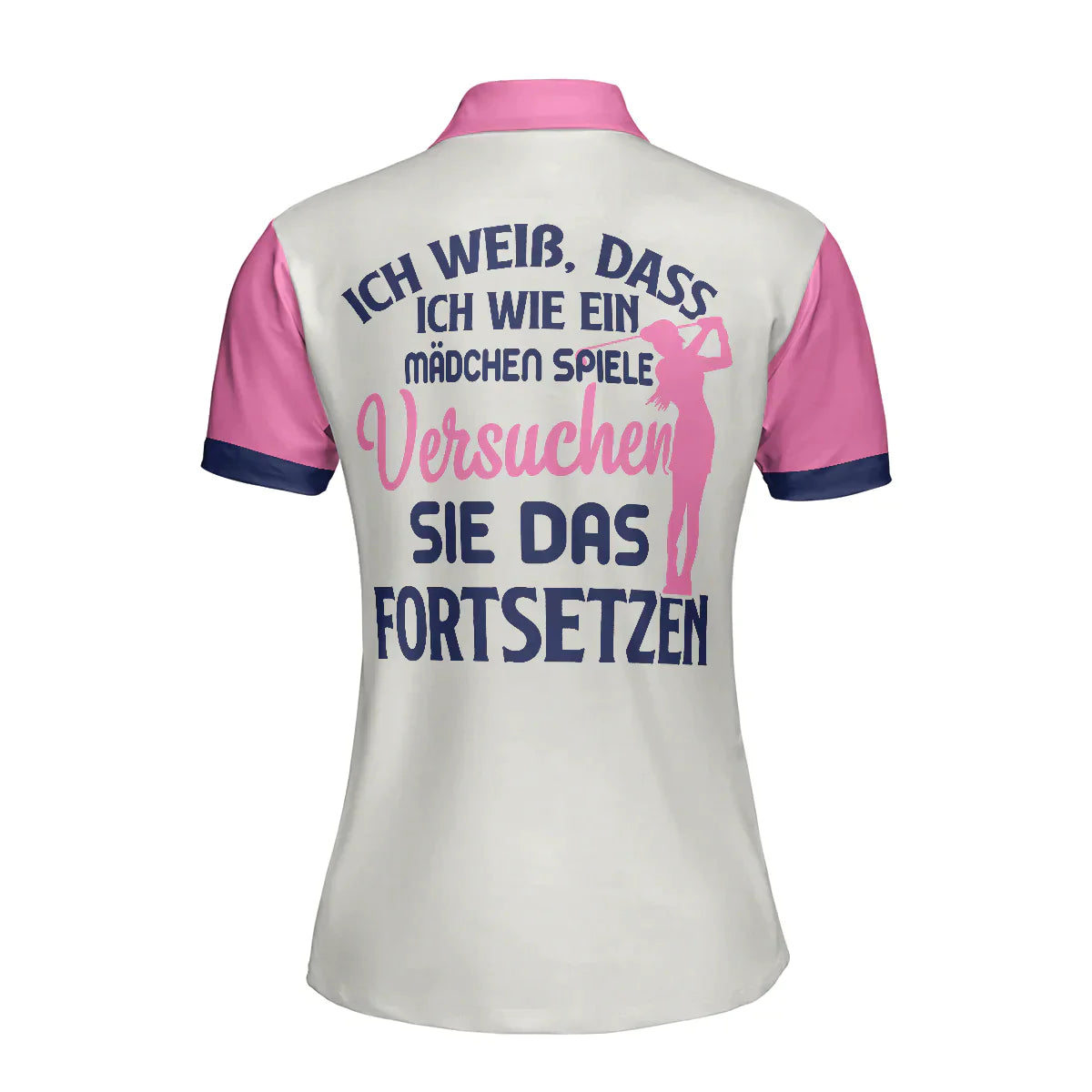 Golf Women Polo Shirt, Ich Weiß Dass Ich Wie Ein Mädchen Spiele Women Polo Shirts, Golf Gift For Wine, Ladies, Golfers - Amzanimalsgift