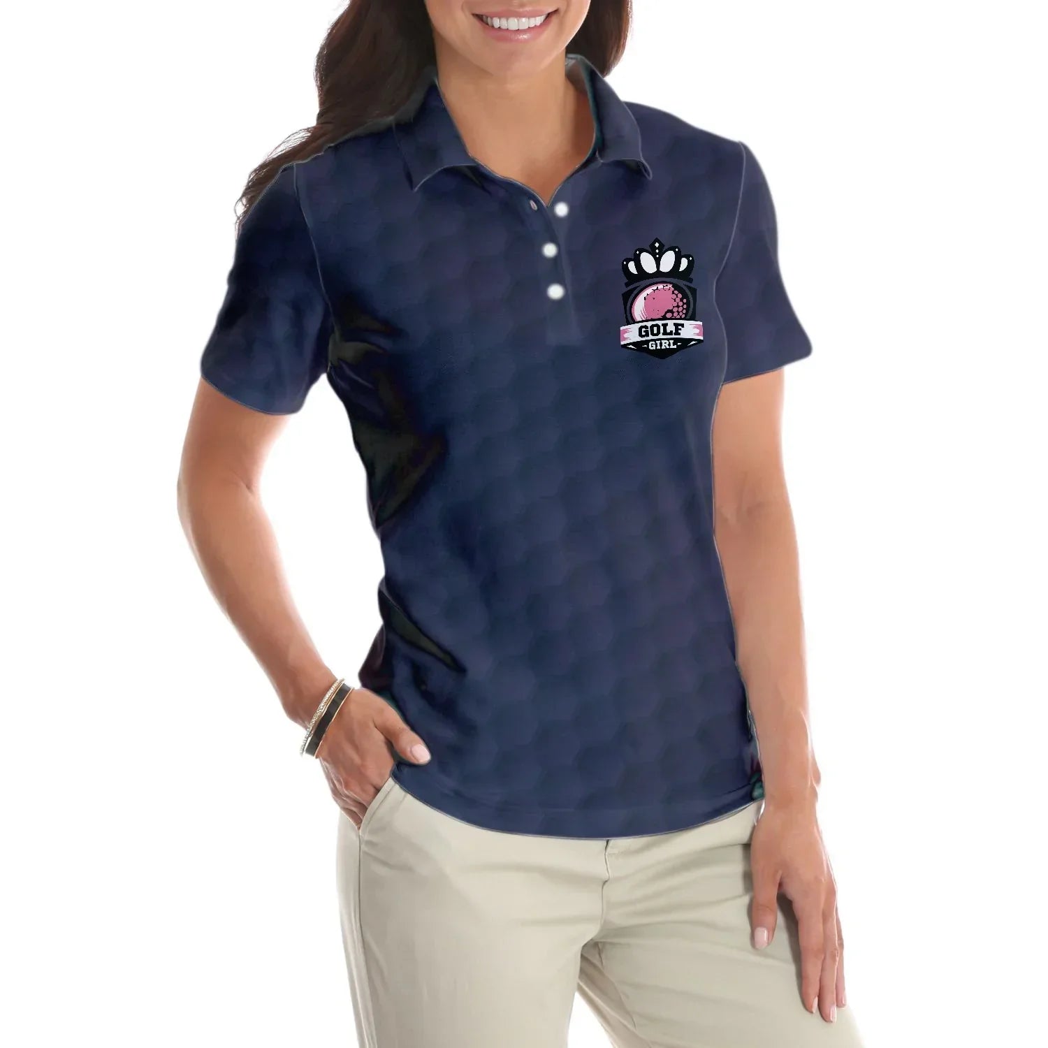 Golf Women Polo Shirt, It Takes A Lot Of Balls To Golf Like I Do Golf Women Polo Shirts, Cool Gift For Ladies, Female Golfers, Golf Lovers - Amzanimalsgift