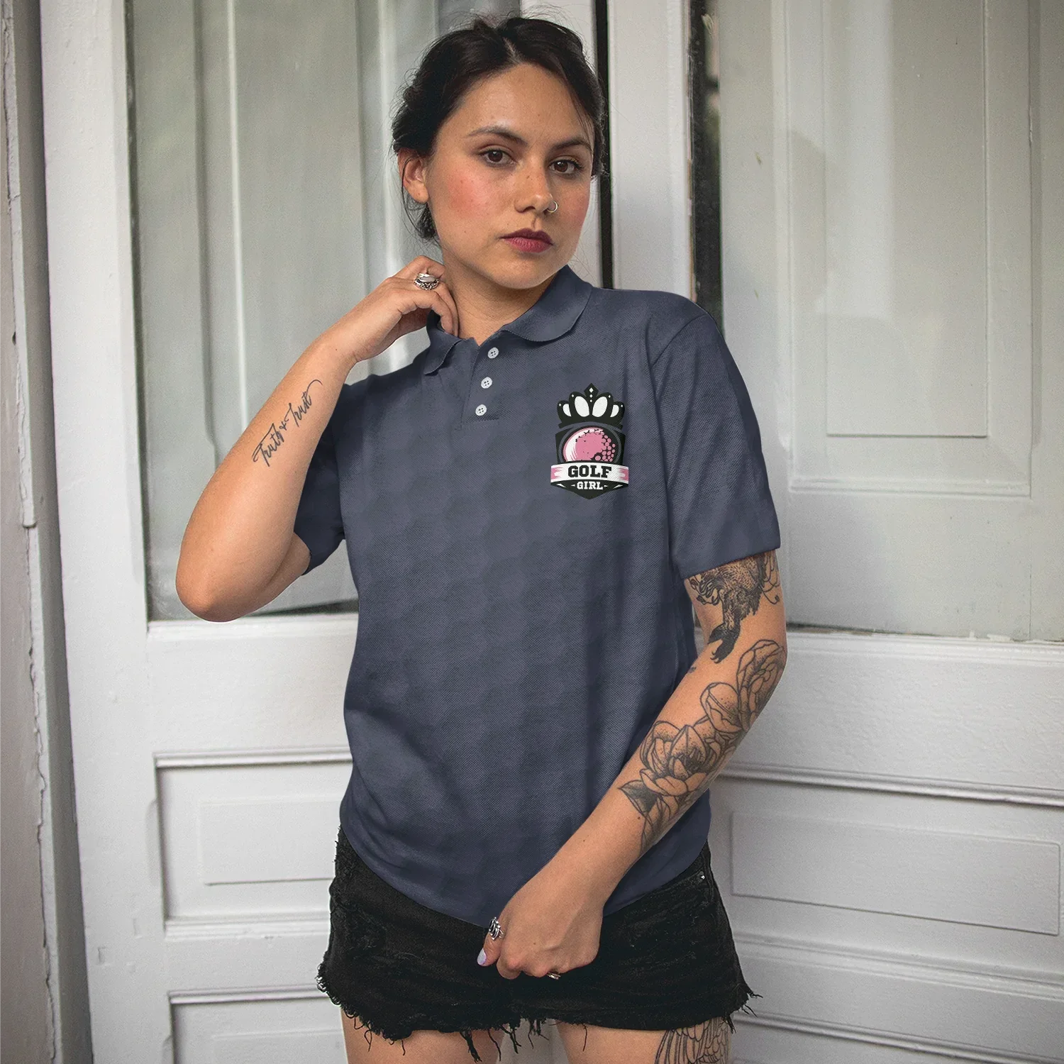 Golf Women Polo Shirt, It Takes A Lot Of Balls To Golf Like I Do Golf Women Polo Shirts, Cool Gift For Ladies, Female Golfers, Golf Lovers - Amzanimalsgift