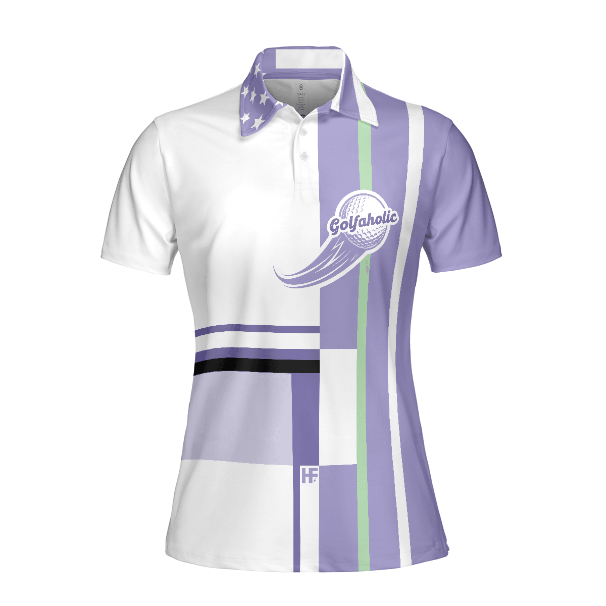 Golf Women Polo Shirt, Lavender Golf Women Polo Shirts, Golfing Gift For Ladies, Golfers, Golf Lovers, I Golf Like A Girl Try To Keep Up - Amzanimalsgift