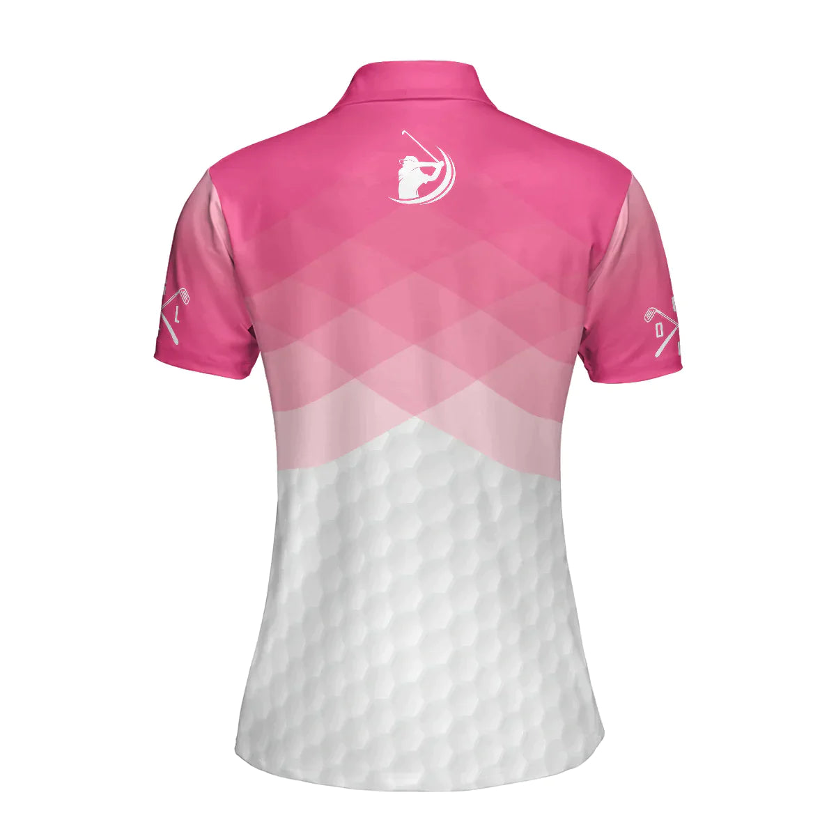 Golf Women Polo Shirt, Pink Argyle Pattern Women Polo Shirts, Gift For Ladies, Golfers, Golf Lovers - Just A Pink Girl Who Loves Playing Golf - Amzanimalsgift