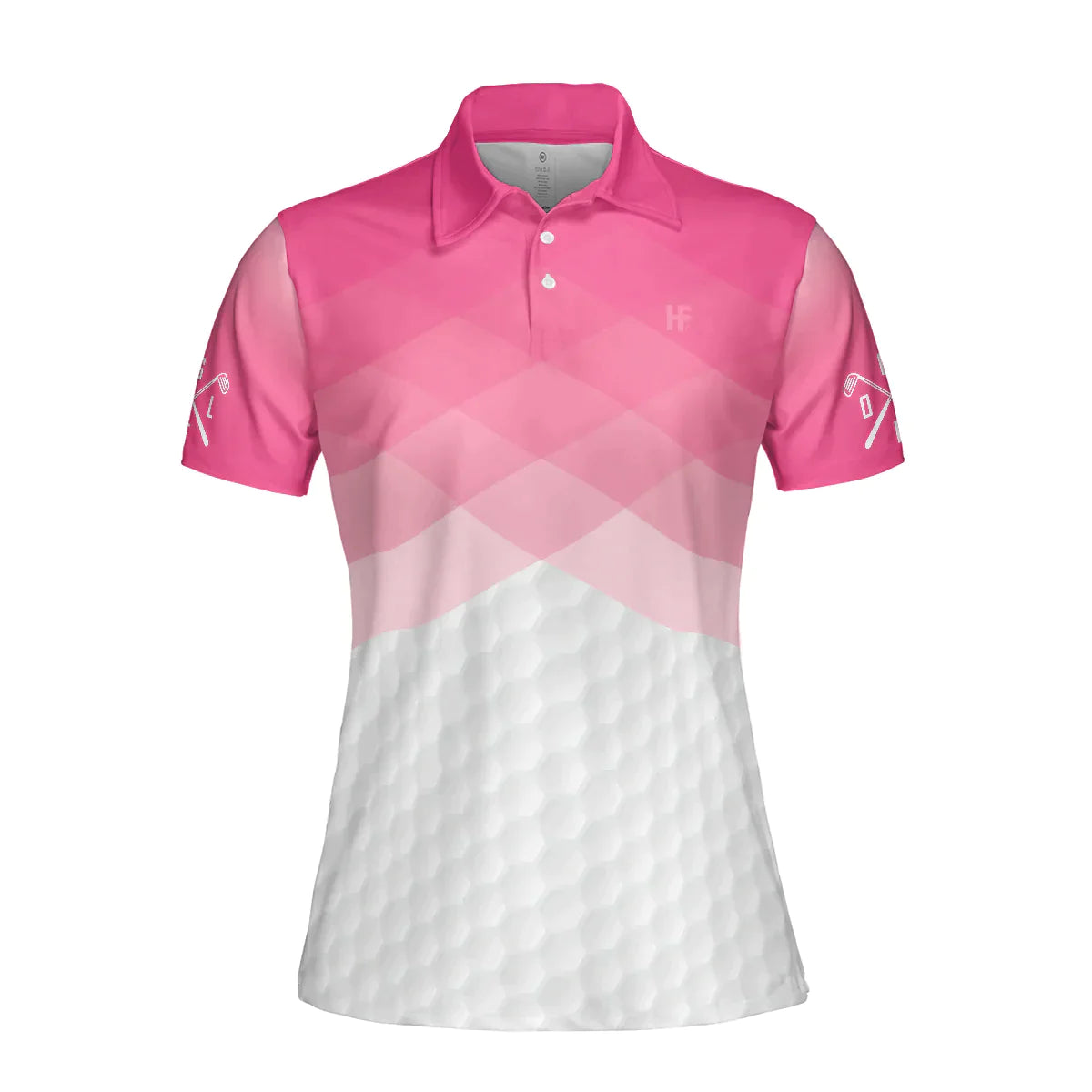 Golf Women Polo Shirt, Pink Argyle Pattern Women Polo Shirts, Gift For Ladies, Golfers, Golf Lovers - Just A Pink Girl Who Loves Playing Golf - Amzanimalsgift