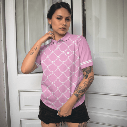 Golf Women Polo Shirt, Pink Golfing Women Polo Shirts, Unique Golf Gift For Ladies, Golfers, Golf Sport Lovers, Female Players - Amzanimalsgift