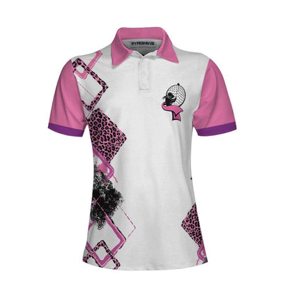 Golf Women Polo Shirt, Pink Leopard Golf Women Polo Shirts, This Girl's Got Drive, Best Gift For Ladies, Golfers, Golf Lovers - Amzanimalsgift