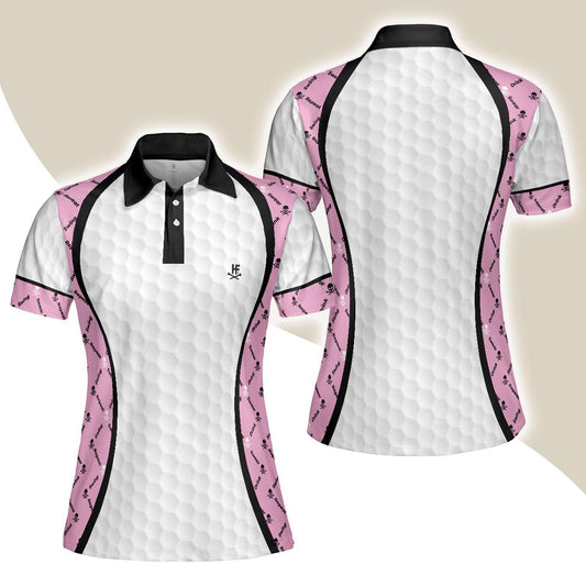 Golf Women Polo Shirt, Swing Swear And Repeat Golf Girl Life Women Polo Shirts, Argyle Pattern Golf Shirt For Ladies - Perfect Gift For Women, Golfers - Amzanimalsgift