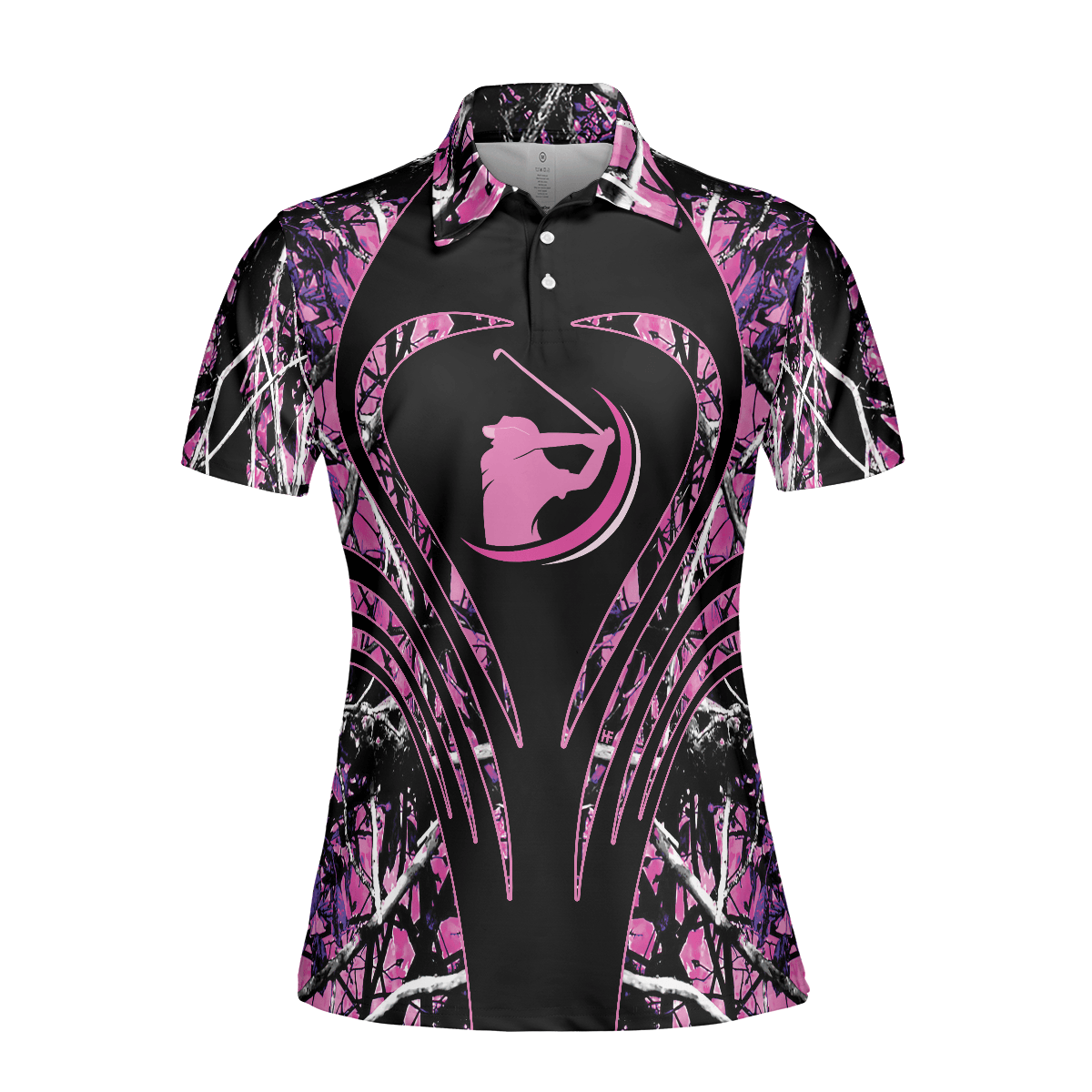 Golf Women Polo Shirt, Thinning Layout Camouflage Pattern I'm Not Swearing I'm Using My Golf Words Golf Women Polo Shirt - Perfect Gift For Women - Amzanimalsgift
