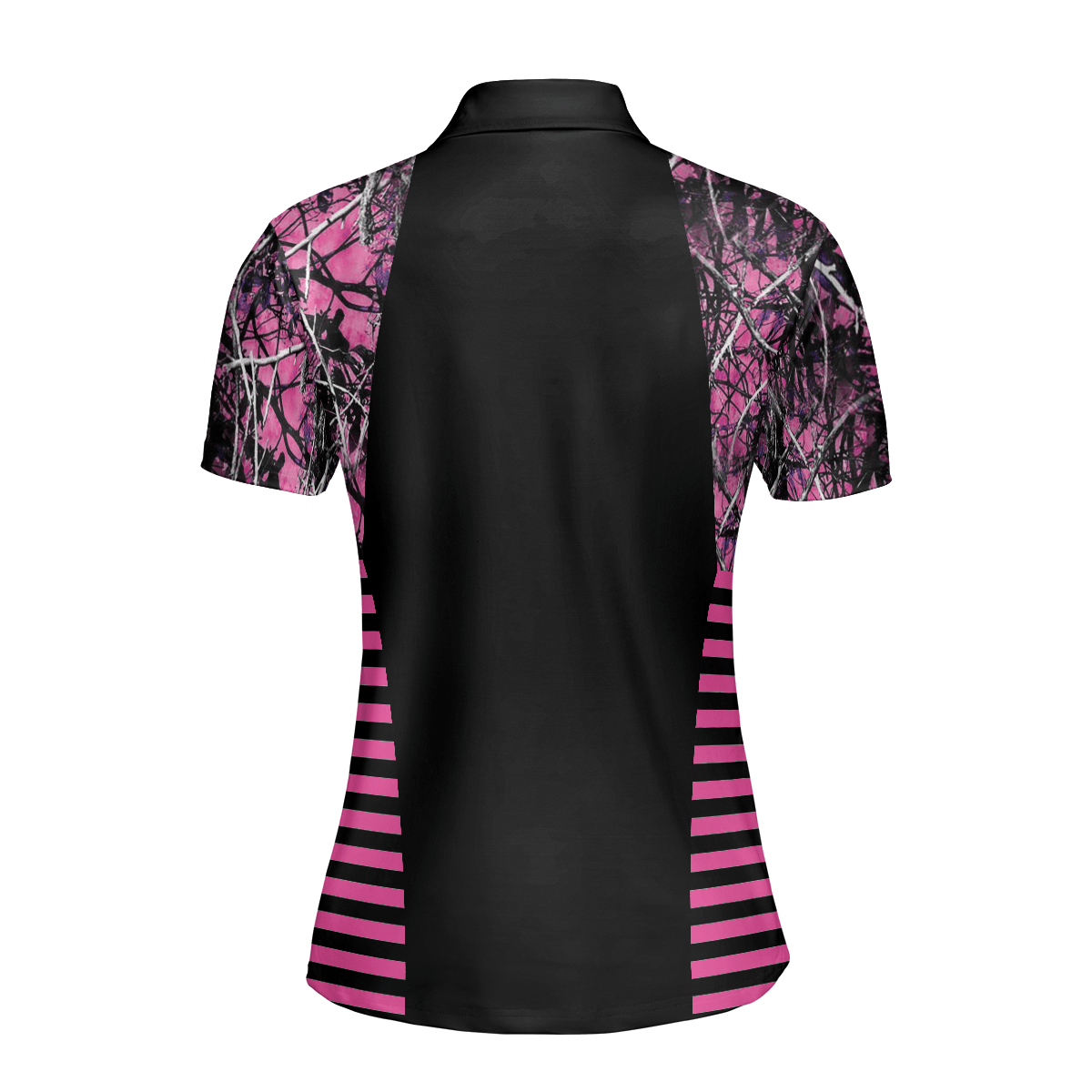 Golf Women Polo Shirt - Thinning Layout Sexy Golf Girl Pink Camouflage Pattern Golf Women Polo Shirt - Perfect Polo Shirt For Golf Lovers, Golfers - Amzanimalsgift
