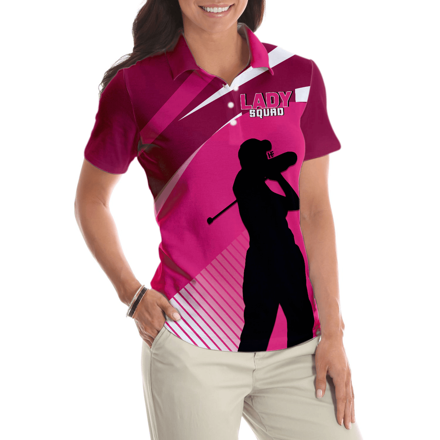 Golf Women Polo Shirt, This Girl Can Golf Girl Women Polo Shirt, Perfect Cool Golfing Gift For Ladies, Female, Golfers, Golf Lovers - Amzanimalsgift