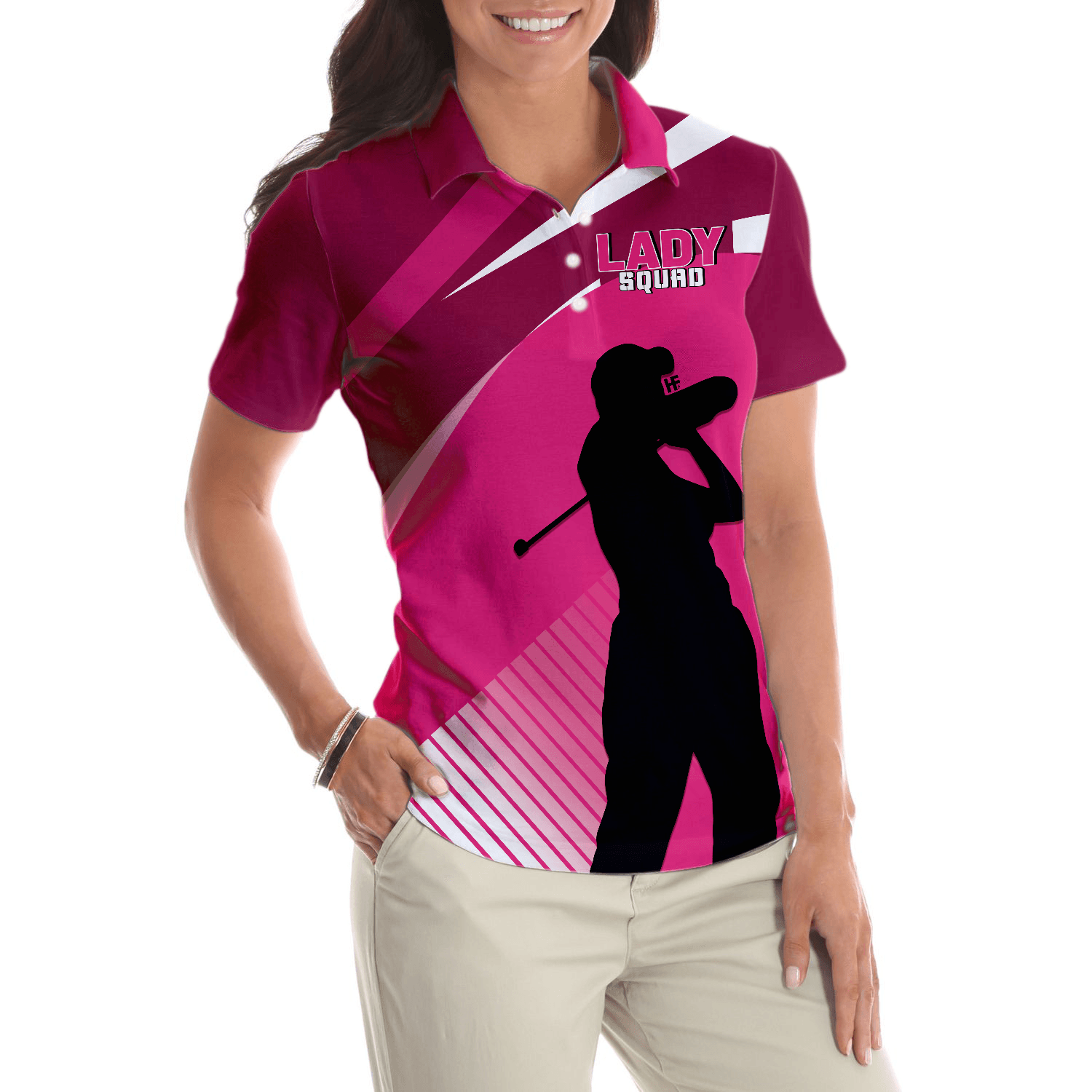 Golf Women Polo Shirt, This Girl Can Golf Girl Women Polo Shirt, Perfect Cool Golfing Gift For Ladies, Female, Golfers, Golf Lovers - Amzanimalsgift