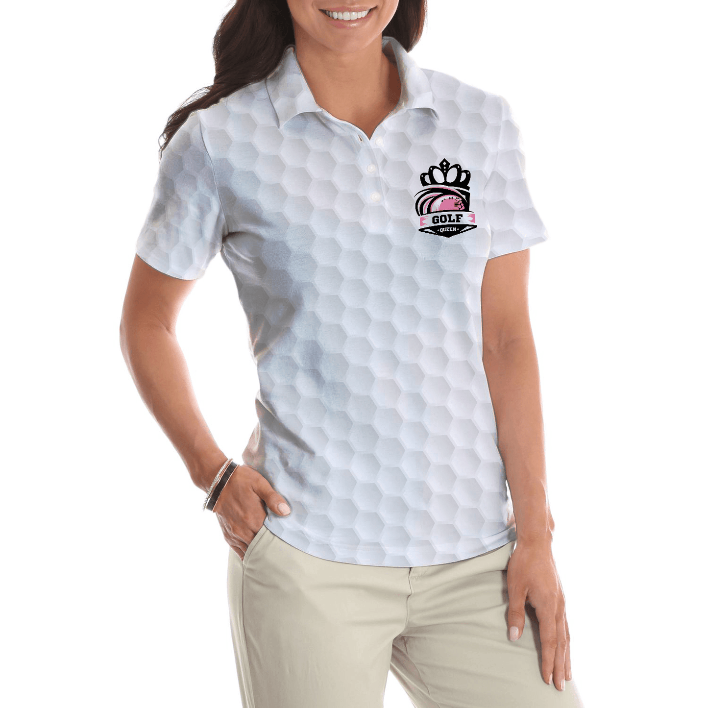 Golf Women Polo Shirt, What Swings Like A Girl Really Means, Queen Crown Women Polo Shirts, Best Golfers Gift For Ladies, Golf Lovers - Amzanimalsgift