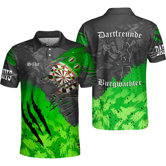 Customized Darts Polo Shirt Multicolor For LG Silke Team