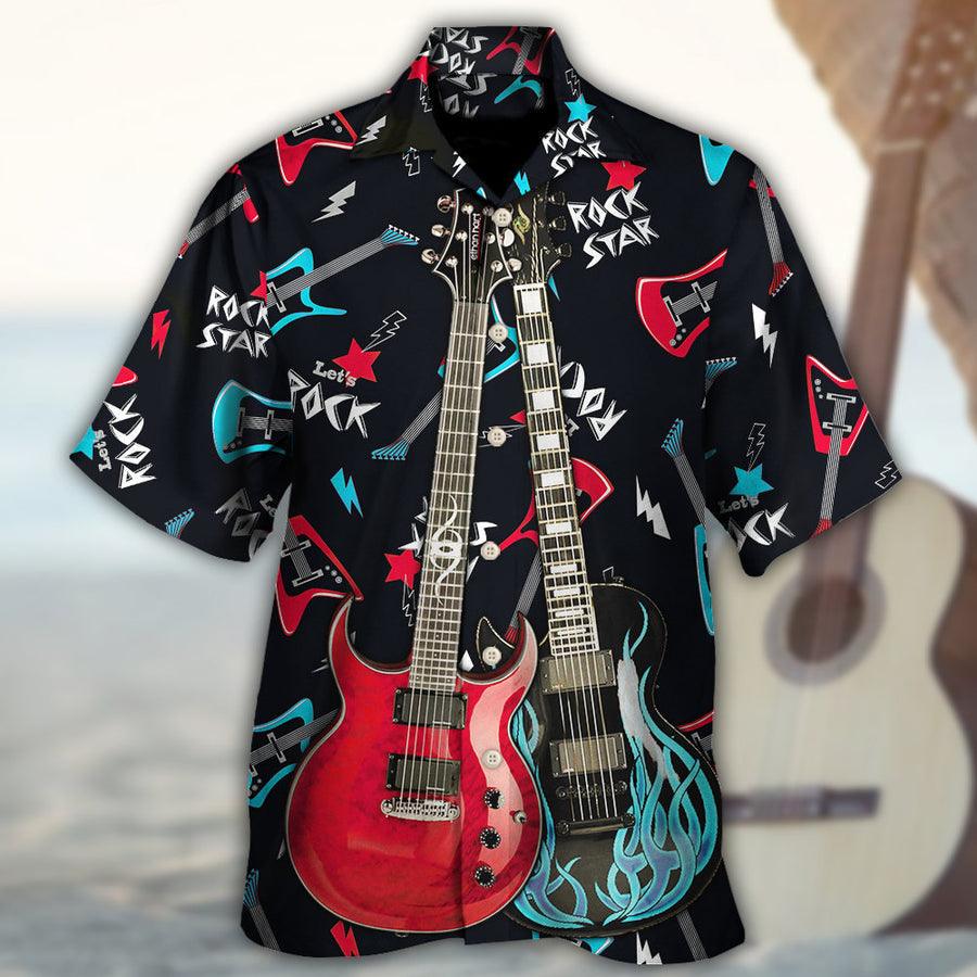 Guitar Aloha Hawaiian Shirt For Summer, Guitar All I Need Is Playing Music Hawaiian Shirts Outfit For Men Women, Music Guitar Lovers - Amzanimalsgift