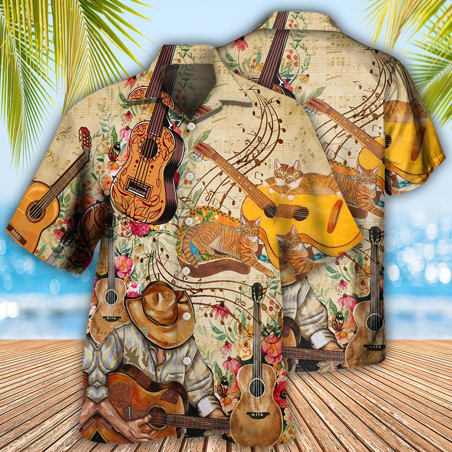 Guitar Aloha Hawaiian Shirt For Summer, Guitar Are My Life Hawaiian Shirts Matching Outfit For Men Women, Music Guitar Lovers - Amzanimalsgift