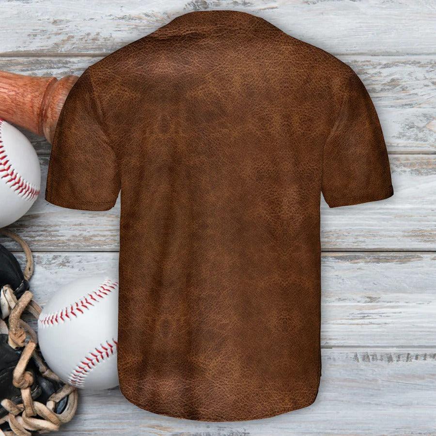 Guitar Baseball Jersey, Guitar Electronic Leather Style Vintage Baseball Jersey For Men And Women - Perfect Gift For Guitar Lovers, Music Lovers - Amzanimalsgift