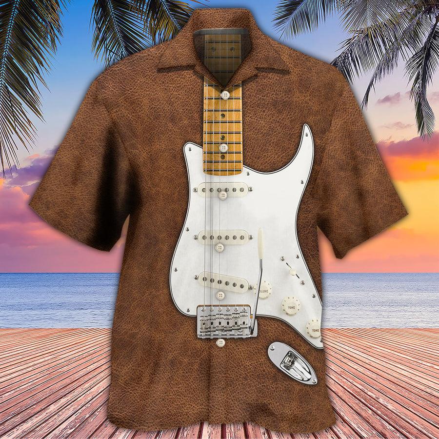 Guitar Cat Aloha Hawaiian Shirt For Summer, That's What I Do I Pet Cats Guitar Hawaiian Shirts Matching Outfit For Men Women, Music Guitar Lover - Amzanimalsgift