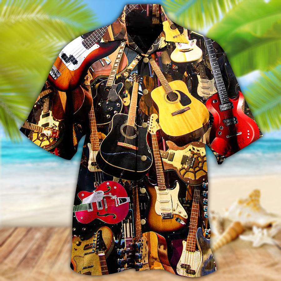 Guitar Music Aloha Hawaiian Shirt For Summer, You Can Have Guitar Hawaiian Shirts Outfit For Men Women, Music Guitar Lovers - Amzanimalsgift